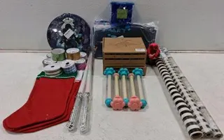 Plastic Swords, Christmas Stockings, Wrapping Paper, Ribbons & Craft Supplies