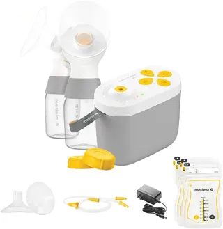 Medela Pump in Style Pro Double Electric Breast Pump, Hospital Grade | Hospital Performance, Bottles & Flanges, Enhanced Comfort, BPA-Free, Rechargeable, Lightweight, Compact & Portable