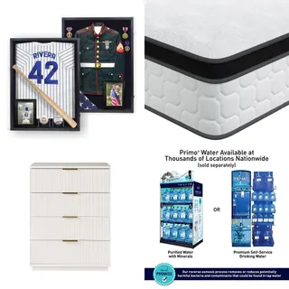 1 Pallet - 44 Pcs - T-Shirts, Polos, Sweaters, Underwear, Intimates, Sleepwear & Socks, Mattresses, Bedroom - New Damaged Box - Walmart