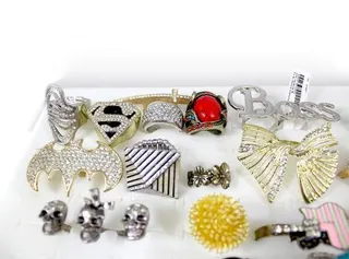 Assorted Design Stylish Wholesale 2094 Rings Women Fashion Jewelries