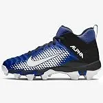 Nike Kids Alpha Menace 2 Shark Football (Toddler/Little Kid/Big Kid) Game Royal/White/Blac...