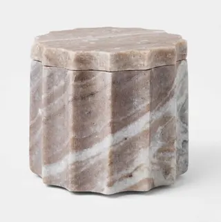 3 Pallets of Marble Lidded Containers & More