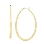 Steve Madden Oval Tube Hoop Earrings