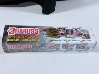 1991 Donruss Baseball Collectors Set, Factory-Sealed, 792 Cards, 2 Willie Stargell Puzzles