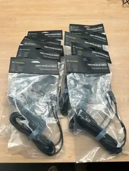 Lot of (10) Goal Zero 15-Foot Solar Panel Extension Cables