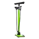 Noble Cycling Portable Bicycle Tire Air Floor Pump with Hose Gauge and Dual Valve Adapter...