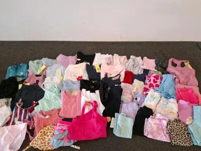 Large Lot Girls Clothing Size 2T through 5 T Cat & Jack PSD Tops Bottoms Swimwear NWT 40+ Pieces