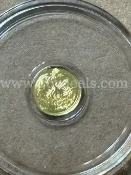 1/500oz. .999 Gold jack-o’-lantern