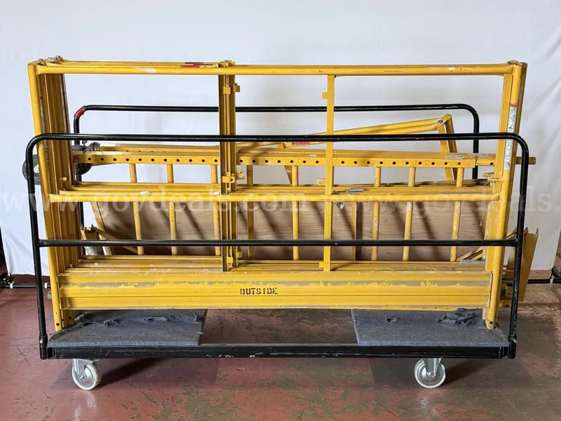 Lot of Scaffolding Equipment (May Be Missing Pieces)