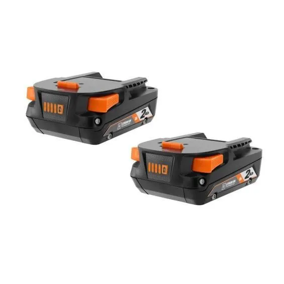 Ridgid 18V Compact Lithium-Ion Battery ( 2-Pack)