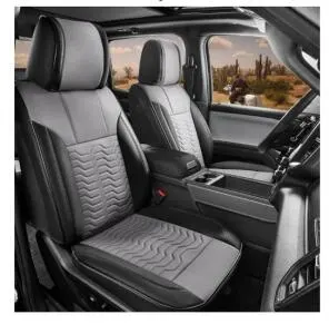 Black Universal Luxury Car Seat Covers Full Set PU Leather, Fits Most Vehicles