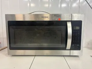 Whirlpool Over-the-Range Microwave Oven, Stainless Steel, 1,000W, 1.7 cu. ft., 30" Wide