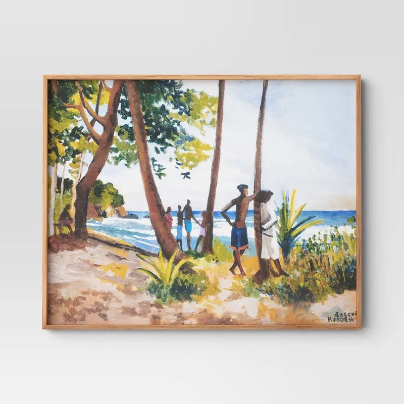 4 Pallets of 30" x 24" Village Waterfront by Boscoe Holder Framed Canvases & More