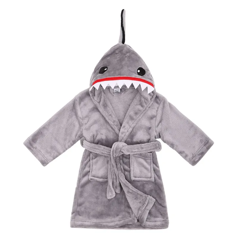 Boys Girls Soft Plush Fleece Kid Robe toddler robe child robe