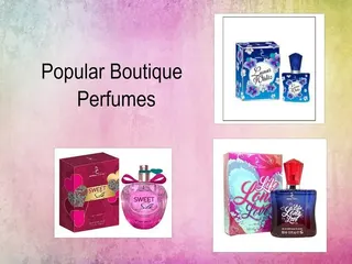 BOUTIQUE Designer-Inspired Fragrance Styles 60 pieces