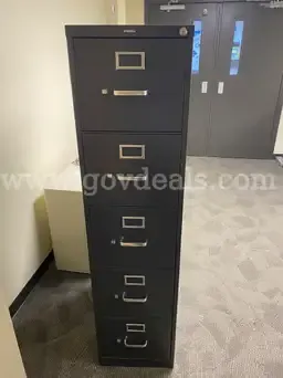 5 Drawer File Cabinet