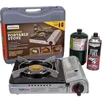 Grill Boss Dual Fuel Portable Stove; 12K BTU Camp Stove; But