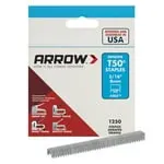 Arrow 505 Heavy Duty T50 5/16-Inch Leg Length, 3/8-Inch Crown, Staples for Upholstery, Con...