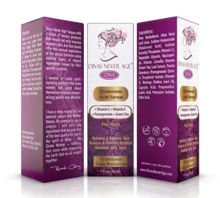 Premium Health & Beauty Lot of Skincare Products - 420 units of DIVAS NEVER AGE® Hydrate 6-in-1 Hyaluronic Acid Serum