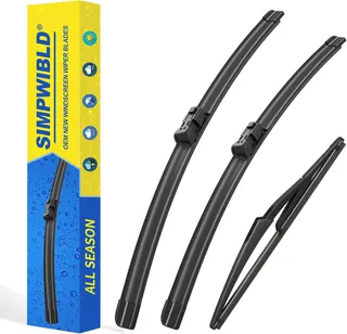 3 Factory Wiper blades Replacement For 2015 Mercedes-Benz ML250 ML400/2012-2015 ML350 ML63 AMG Original Equipment Replacement Windshield Wiper Blades Set 26" 23" 12" (Set of 3) Top Lock