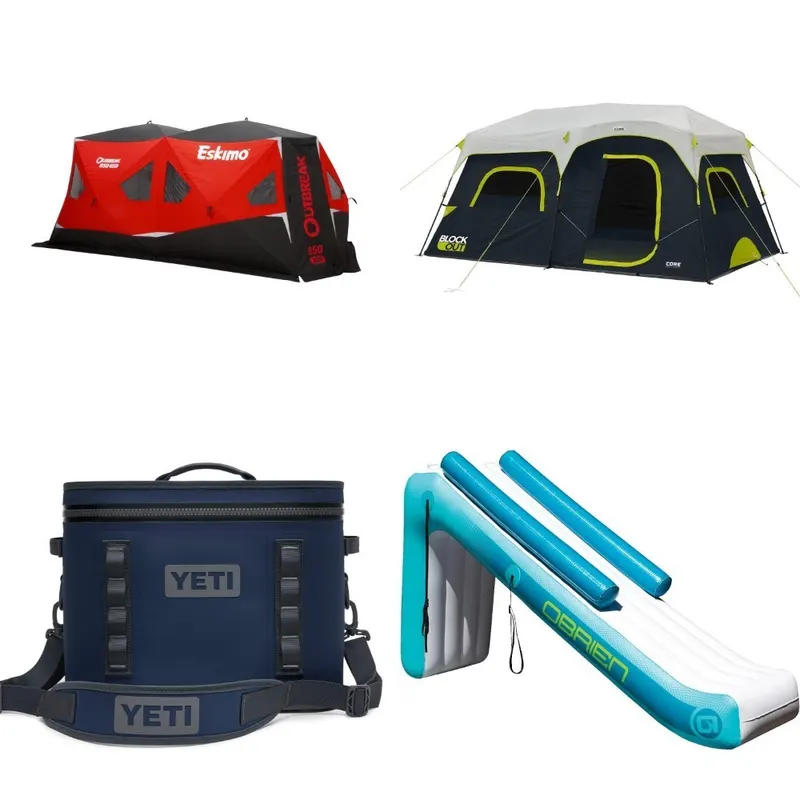1 Pallet - 46 Pcs - Fishing & Wildlife, Mens, Camping & Hiking, Boats & Water Sports - Mixed Conditions - Outdoor Retailer