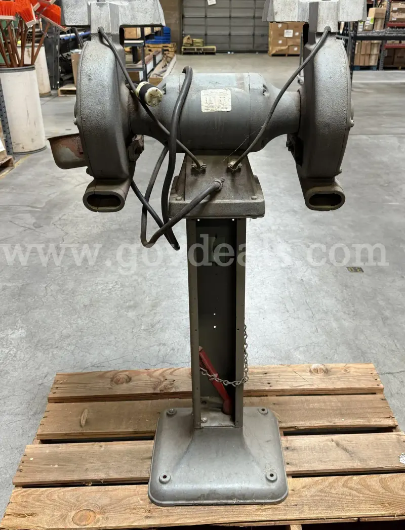 Rockwell Manufacturing Company Pedestal Grinder