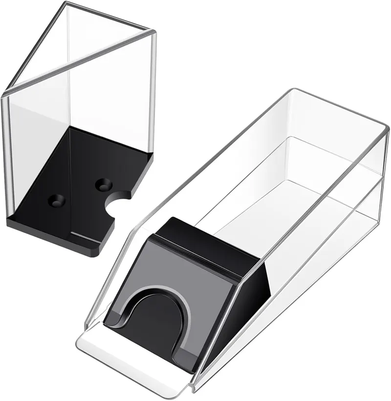 Honoson 6 Deck Blackjack Shoe and Discard Tray Acrylic, Clear