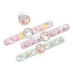 Amscan Unicorn Slap Bracelet | 1 1/8" x 8 3/4" | Assorted - 1 Pc