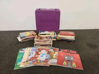 Children’s Books, Cookbooks, Comics, Magazines & Buns Of Steel Step Platform, 35 Items