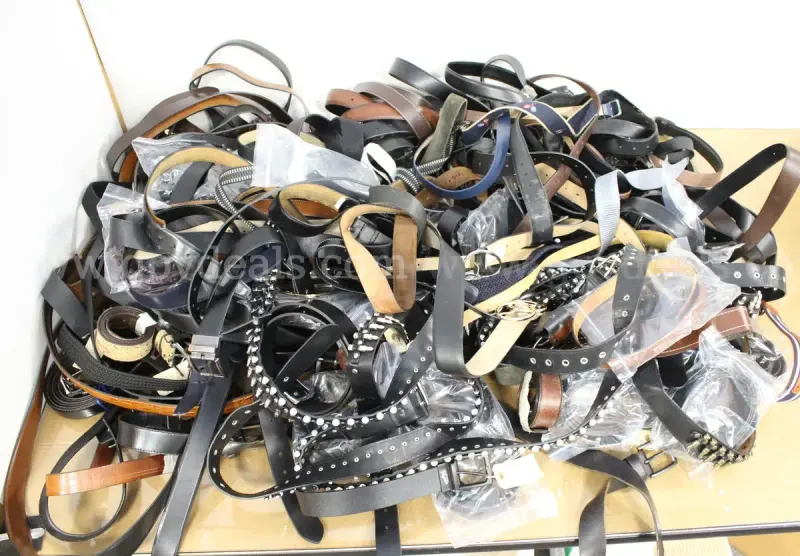 1 Box of Assorted Belts/etc., #36524, **PICK UP ONLY