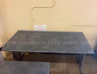 2 Charcoal gray desks