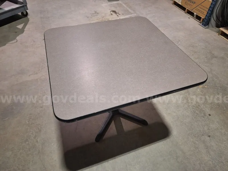 Square Table Gray