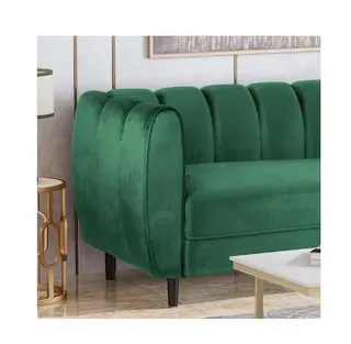 Housewares - Chris 3-Seater Sofa Right Side Lavender Velvet, Canopy Replacement Cover, Cottrill Storage