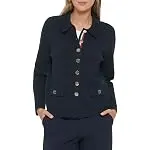 Tommy Hilfiger Women's Cardigan, Midnight, L