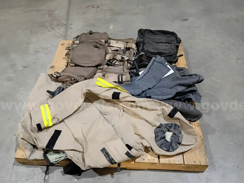 1 Pallet Lot of Misc Military Gear