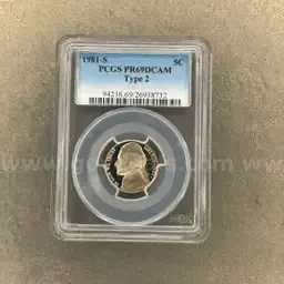 1981-S PR69 Nickel