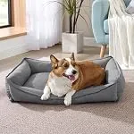 Rover Rest Arlee Crescent Orthopedic Memory Foam Dog Bed - Premium, Durable and Washable F...