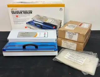 Weston PRO-2300 Stainless Steel Vacuum Sealer, 15" Seal Bar, 935W, Accessories Included