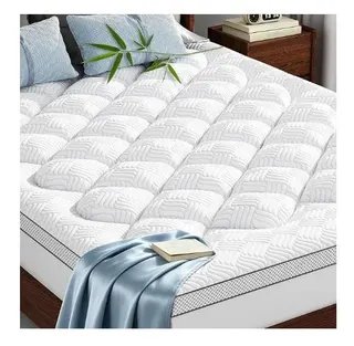 GHLPECYO 3in Extra Thick Queen Mattress Topper, Viewstar King Pillows, Boaisdus 70" Porch Swing Cushions