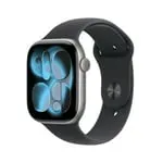 Apple Watch Series 11 [GPS + Cellular 46mm] Smartwatch with Space Grey Aluminum Case with...