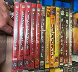 (12) Spider-Man Series DVDs