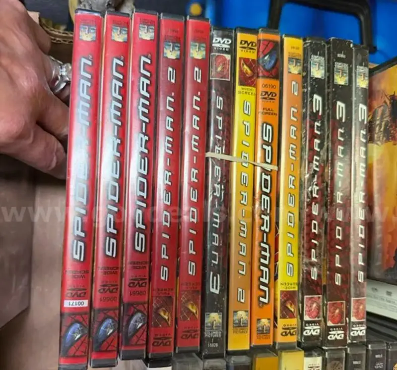 (12) Spider-Man Series DVDs