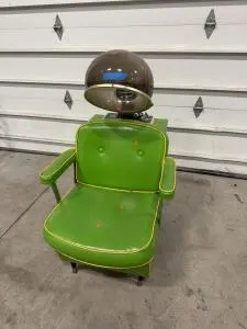 Vintage Stratford 50 Freestanding Salon Hair Dryer Chair with Adjustable Heat and Timer Controls