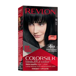 Revlon ColorSilk Permanent Hair Color - 10 Black, 1 ct