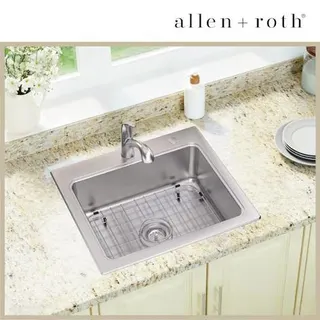 Home Improvement - allen + roth Drop-In Kitchen Sink, Weber Full Size Griddle, Kobalt Tile Saw