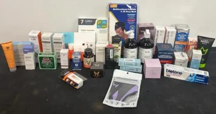 Large Mixed Lot: Biotene, Bondi Boost, Aprilskin, Supplements & Skincare, 34 New Items, Sealed