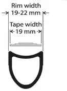 Tufo Tubular Road Bicycle Tire Rim Gluing Tape - GLUINGTAPE