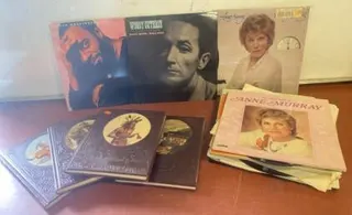 Time-Life Old West Book Set (4 Volumes) & Assorted Classic Vinyl LP Record Albums Lot- ( R11 )
