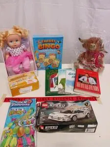 LEGO Lamborghini Countach 76908, Bunch O Balloons 100pk, Perfectly Cute 14in Doll, Family Bingo
