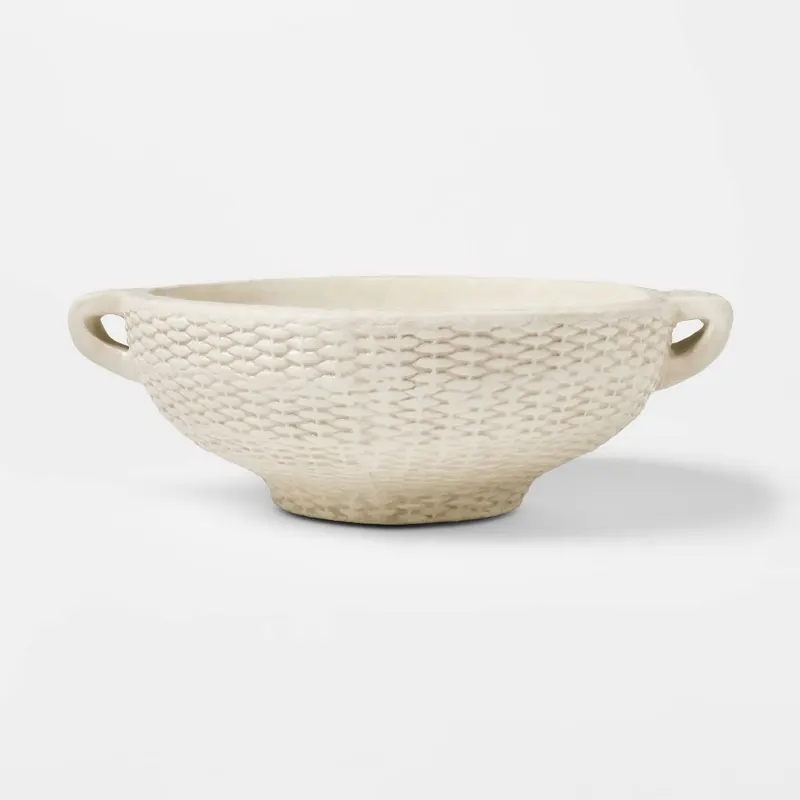 4 Pallets of Woven Texture Ceramic Bowls